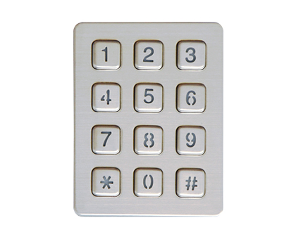 12-digit stainless steel button AFT-KEY-14