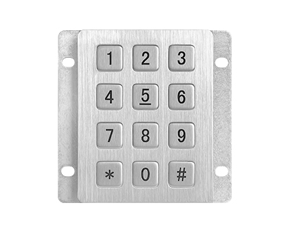 12 position stainless steel button AFT-KEY-15
