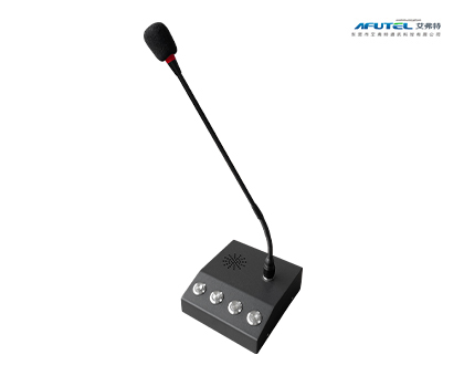 四键IP一键呼叫对讲鹅颈麦电话机