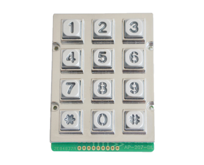 12位锌合金按键AFT-KEY-10